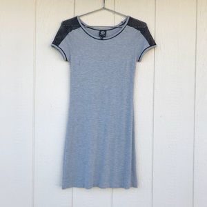 Short sleeve mini dress